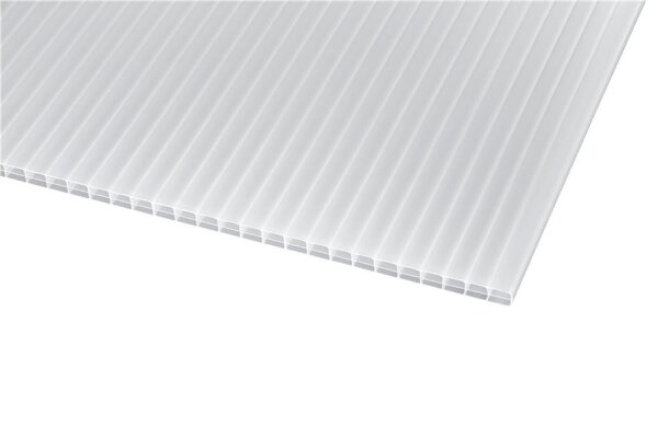 Doppelstegplatten 16 mm Opal Weiß – Blueline Polycarbonat 1200 x 2000