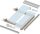 Hohlkammer Paneele klar 230 mm breit - Polycarbonat Klickprofil 230 x 3000