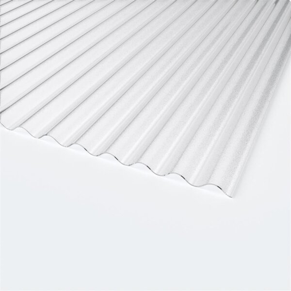 PLEXIGLAS® XT Resist Wellplatte 2,8mm Sinus 76/18 Farblos C-Struktur