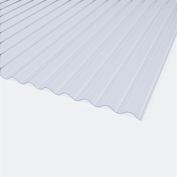 owolux® PVC Wellplatte Sinus 76/18 Farblos