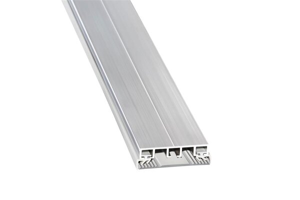 Durchschraubprofil universal Alu-Gummi bei Überhang – 60 mm breit 6000 mm lang