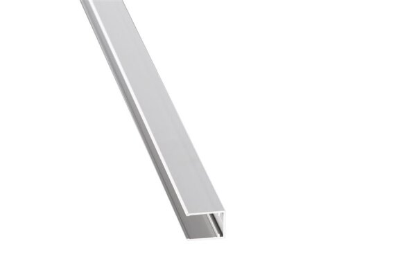 Alu-U-Profil 16mm silber eloxiert 3000 mm lang
