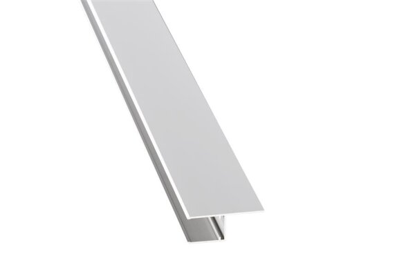 Alu-U-Profil 16mm Befestigungslasche längs silber eloxiert 3000 mm lang