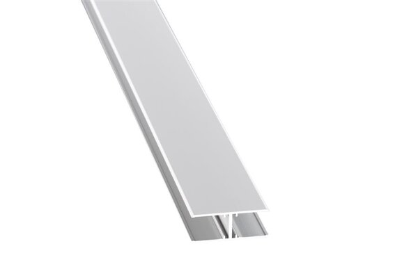 Alu-H-Profil 16mm für Paneelverbindungen silber eloxiert 3000 mm lang