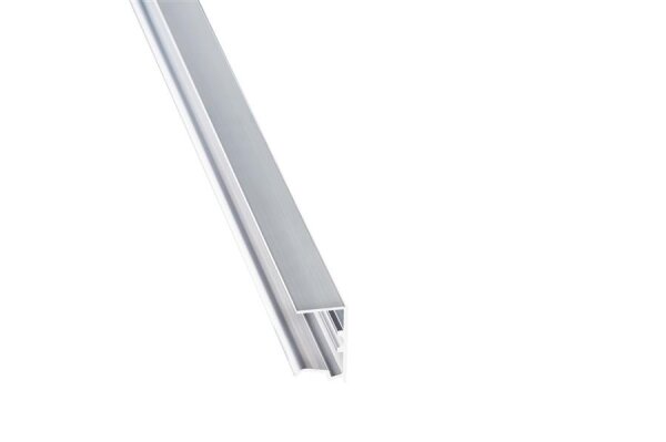 U Profil 25 mm Alu preßblank mit Tropfkante 980 mm