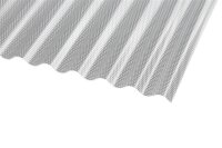 Acryl Wellplatten 3mm Sinus 76/18 Wabenstruktur klar 1045 x 7000