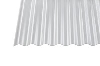 Polycarbonat Wellplatten klar Gerillt Sinus 76/18 1,4 mm 900 x 2000