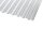 Polycarbonat Wellplatten klar Gerillt Trapez 76/18 1,4 mm 950 x 3500