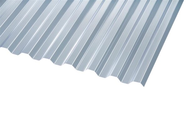 PET Wellplatten klar Trapez 70/18 1,1mm 1090 x 3500