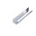 Kastenrinne 90 mm aus Aluminium – silber pressblank  4100 mm