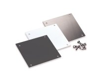 Rinnenendkappenset weiß (RAL 9016) Aluminium...