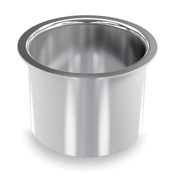 Rinnenstutzen aus Aluminium silber pressblank Ø 76 mm