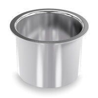 Rinnenstutzen aus Aluminium silber pressblank Ø 76 mm