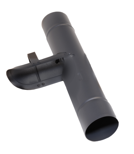 Regenwasserklappe Aluminium anthrazit (RAL 7016) mit Laubfang