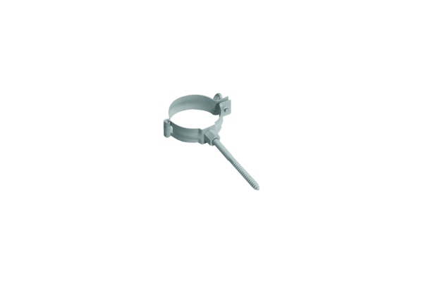Rohrschelle Aluminium weiß (RAL 9016)