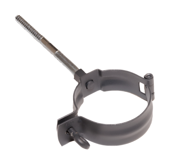 Rohrschelle Aluminium anthrazit (RAL 7016)
