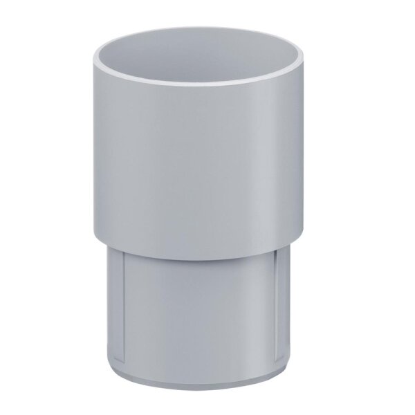 Rohrmuffe DN 75 PVC grau