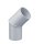 Rohrbogen 45° DN75 PVC grau