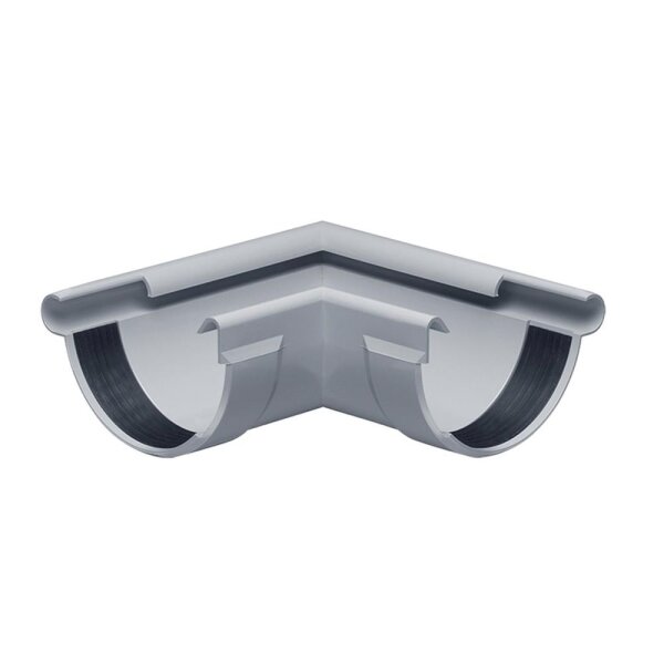 Rinnenwinkel NW100 grau 90° AUßEN