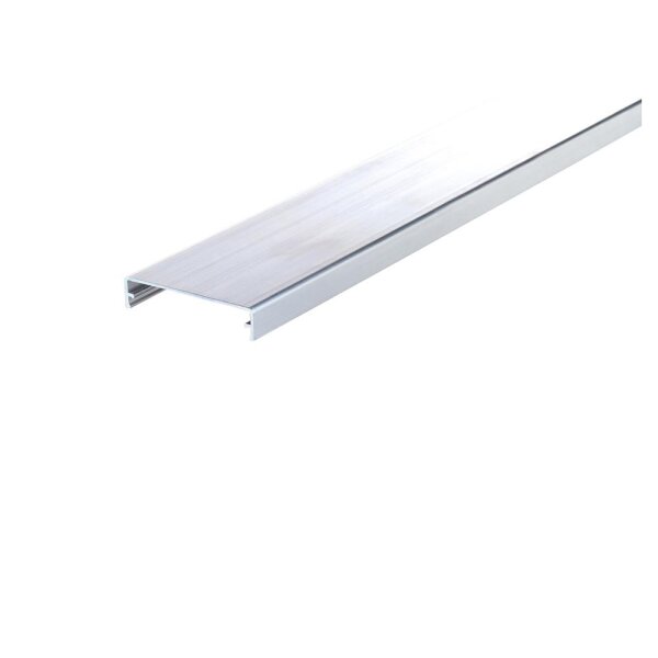 Klemmdeckel Alu pressblank - 80 mm breit