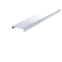 Klemmdeckel Alu pressblank - 80 mm breit 4000 mm