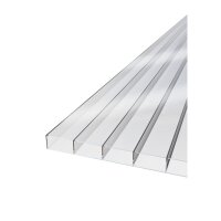 Doppelstegplatten 16 mm Farblos ANTIHAGEL Breitkammer 16/32 Polycarbonat 980 x 3000