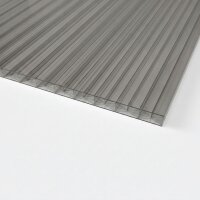 Doppelstegplatten 16 mm Anthrazit - X + 5-Fach Struktur...