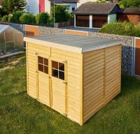 Recyclingplatte 2,5 mm betongrau Sinus 76/18