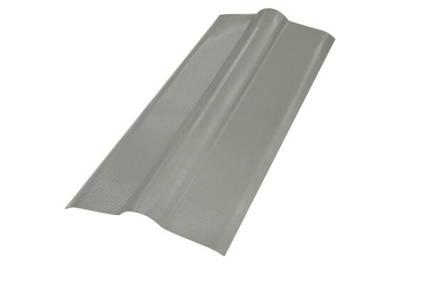 Recyclingplatte Firsthaube betongrau (ca. 1050 mm x ca 450 mm x ca. 80 mm)