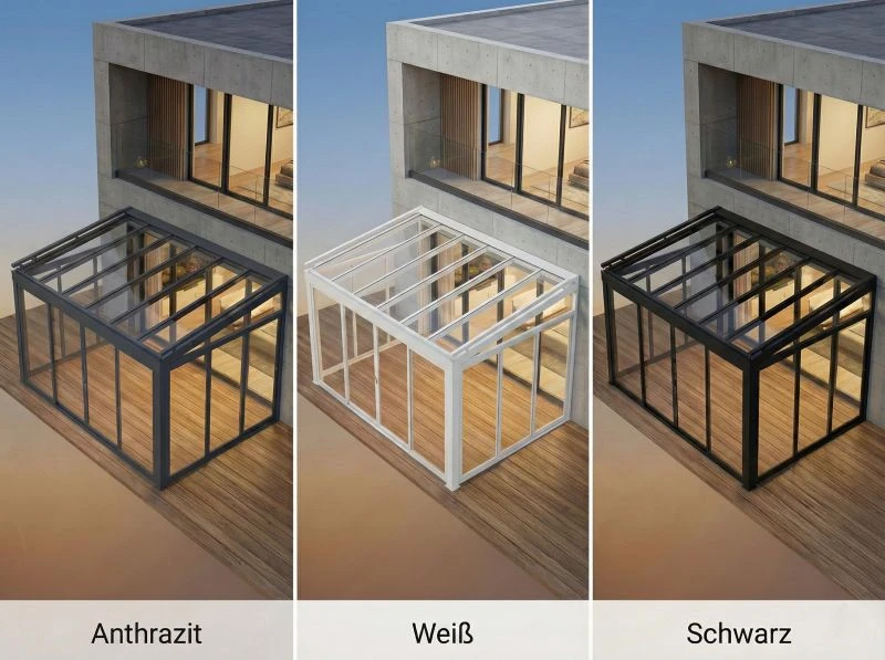 Wintergarten Farboptionen Übersicht
